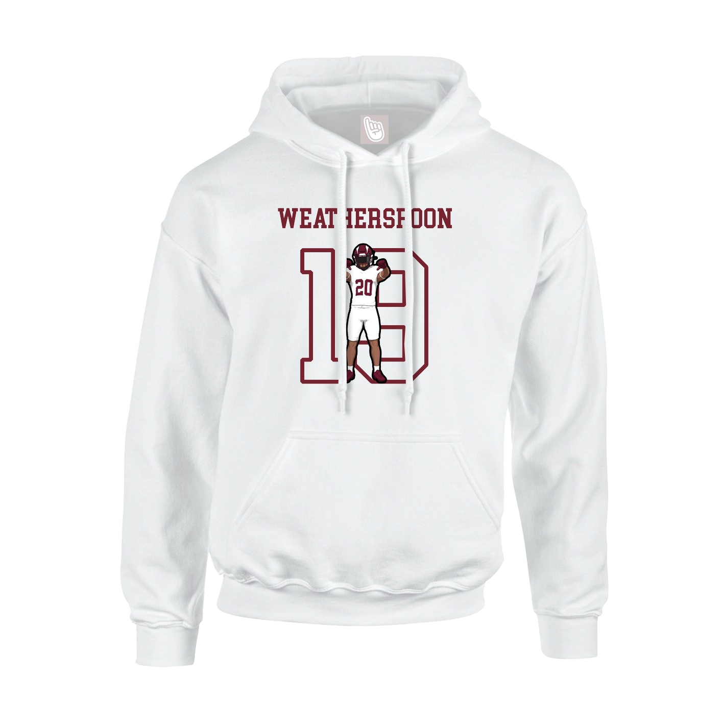 Hoodie — Shirsey in White