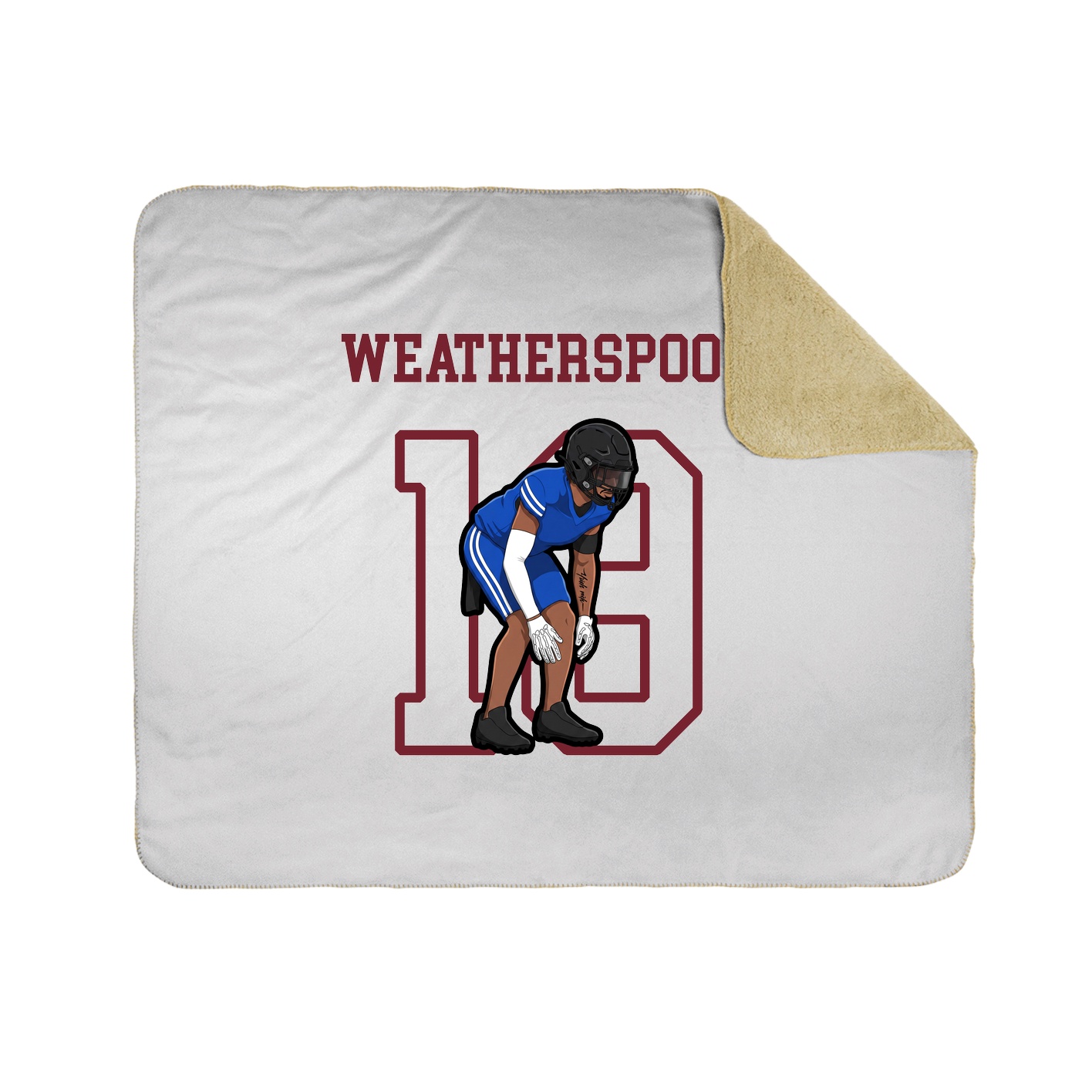 Throw Blanket — Shirsey in White