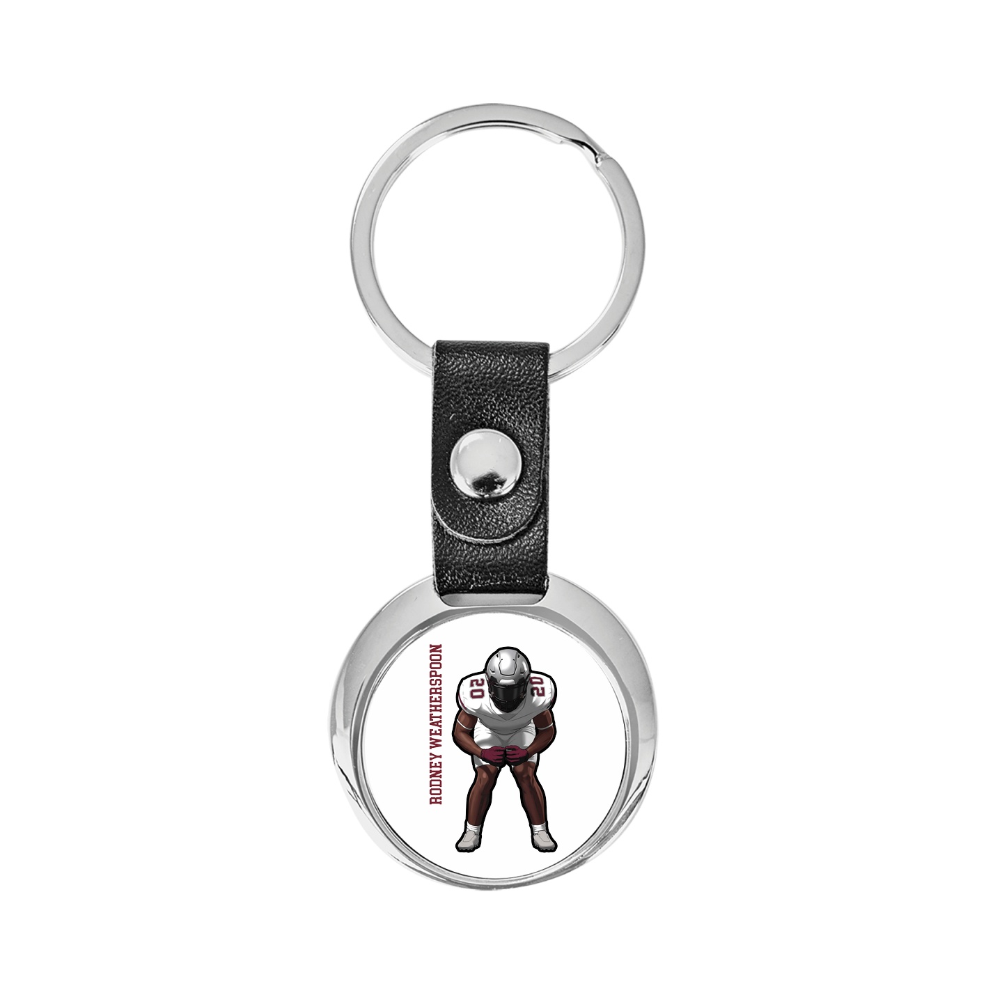 Key Chain — Name Vertical in Classic
