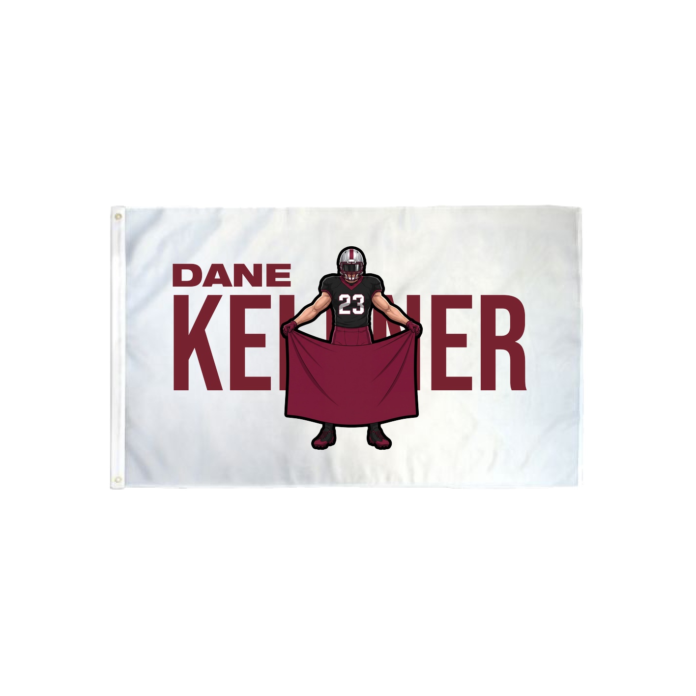 3x5 Flag — Player Name in Classic