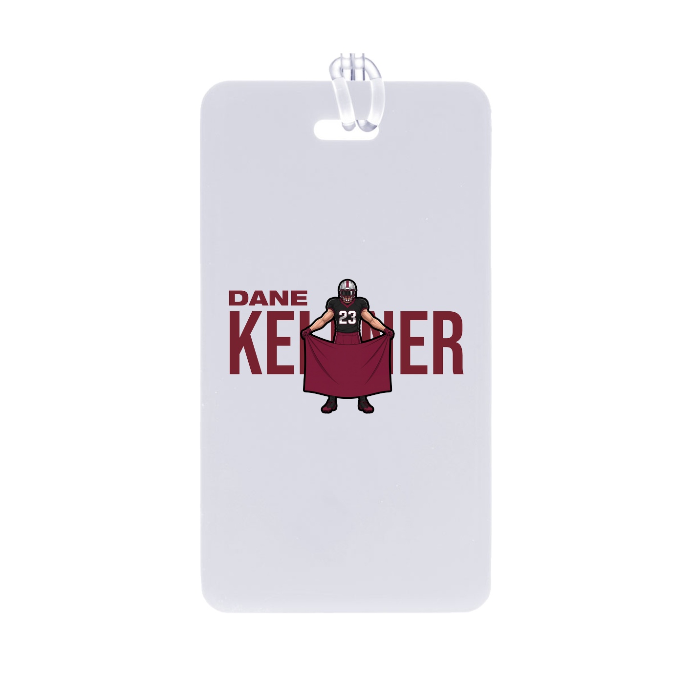 Bag Tag — Player Name in Classic
