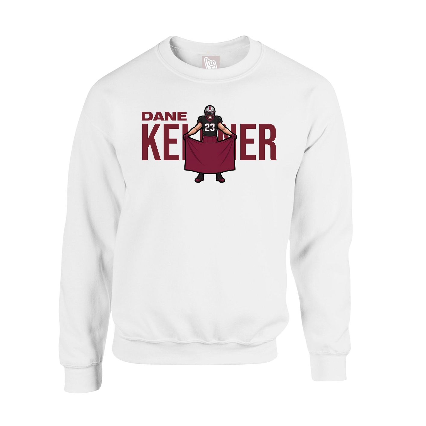 Fleece Crew — Player Name in White