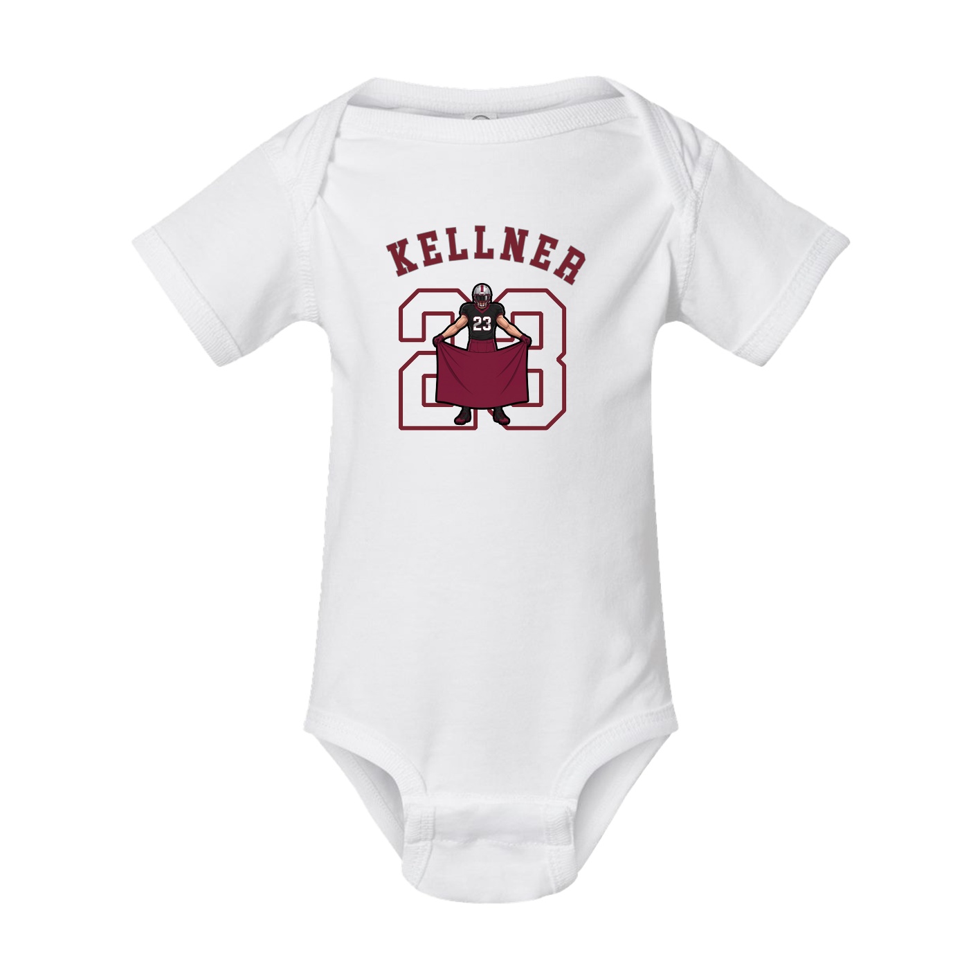 Baby Onesie — Shirsey Arch in White