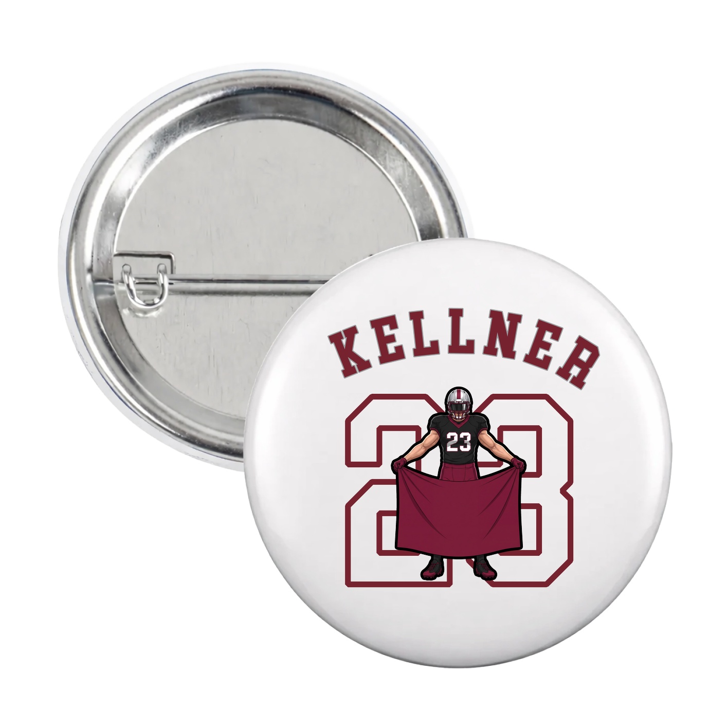 Game Day Button — Shirsey Arch in White