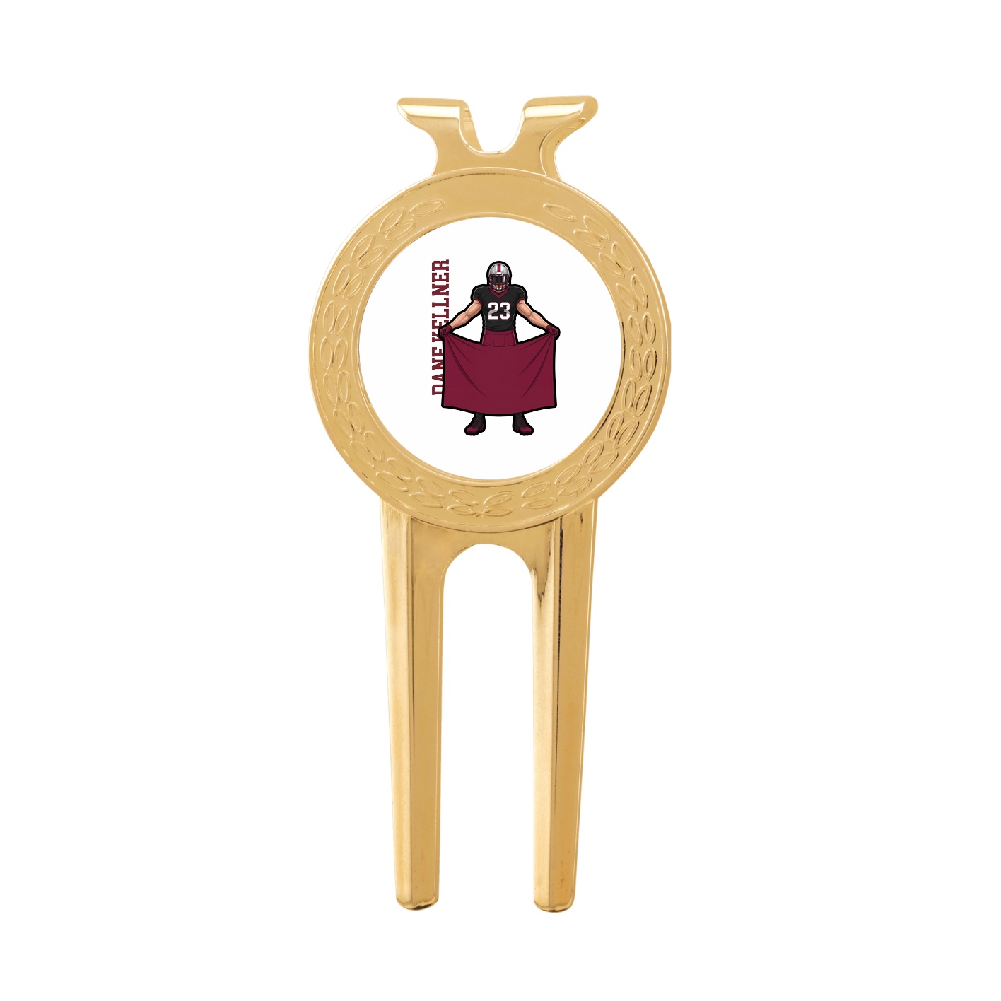 Divot Tool with Ball Marker — Name Vertical in Classic