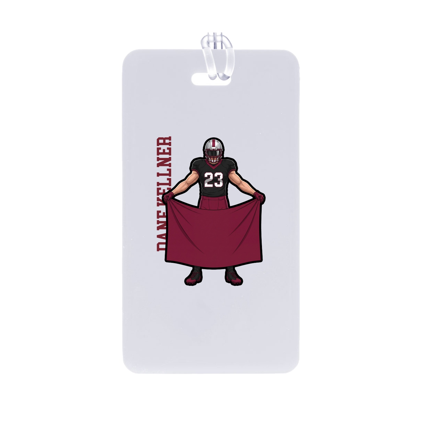 Bag Tag — Name Vertical in Classic