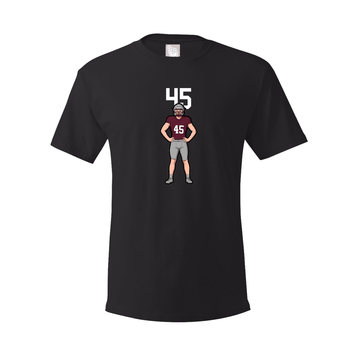 Tee — Number Top in Black