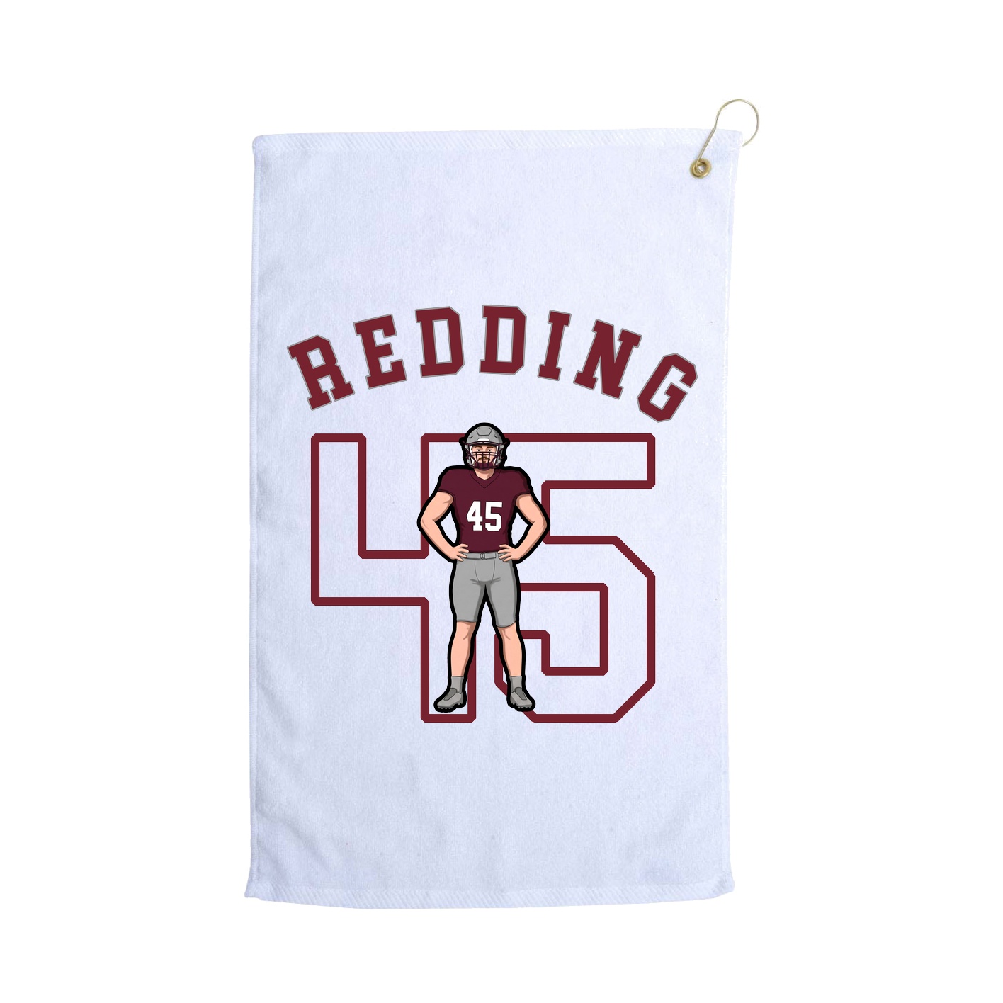 Golf Towel — Shirsey Arch in White