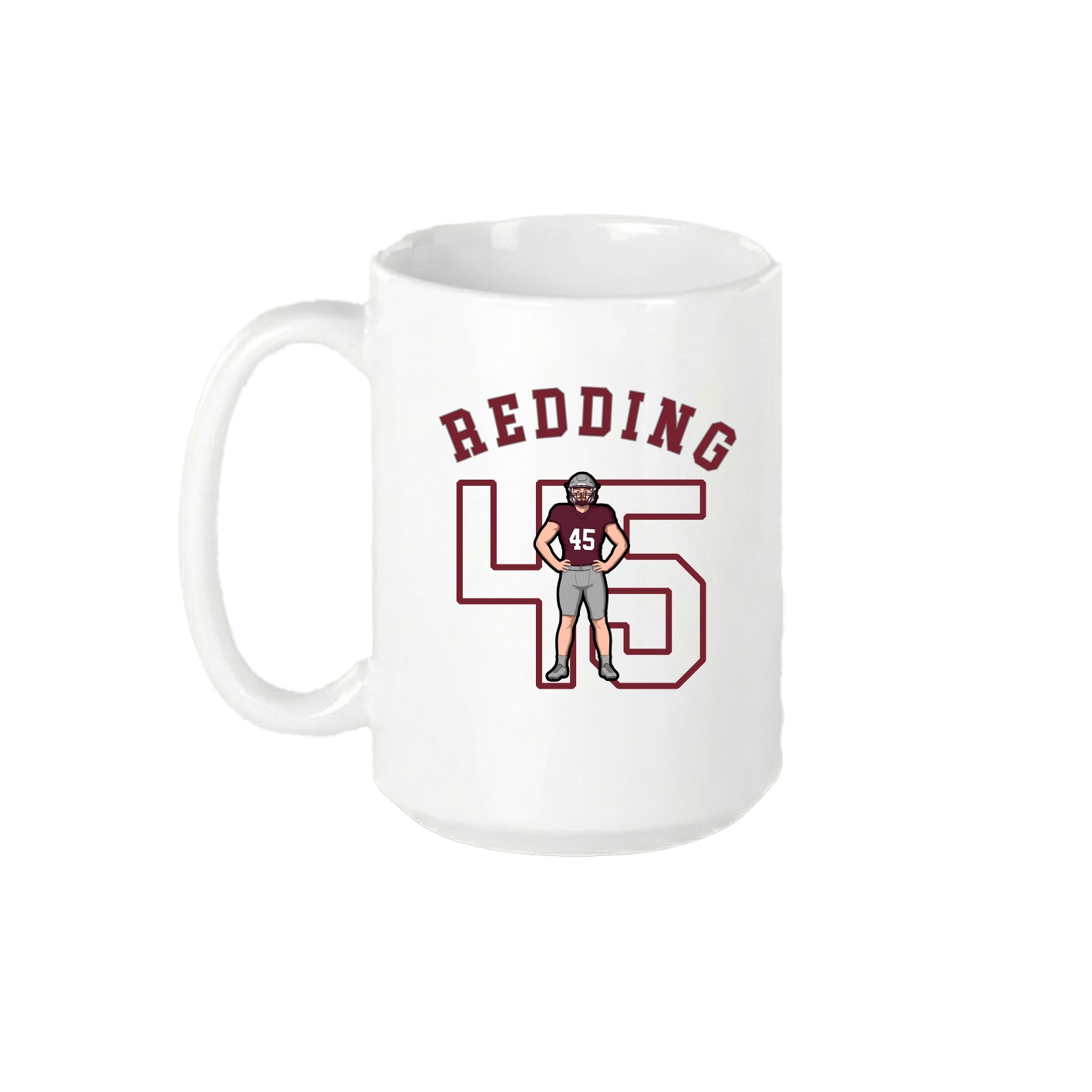 15oz Coffee Mug — Shirsey Arch in White