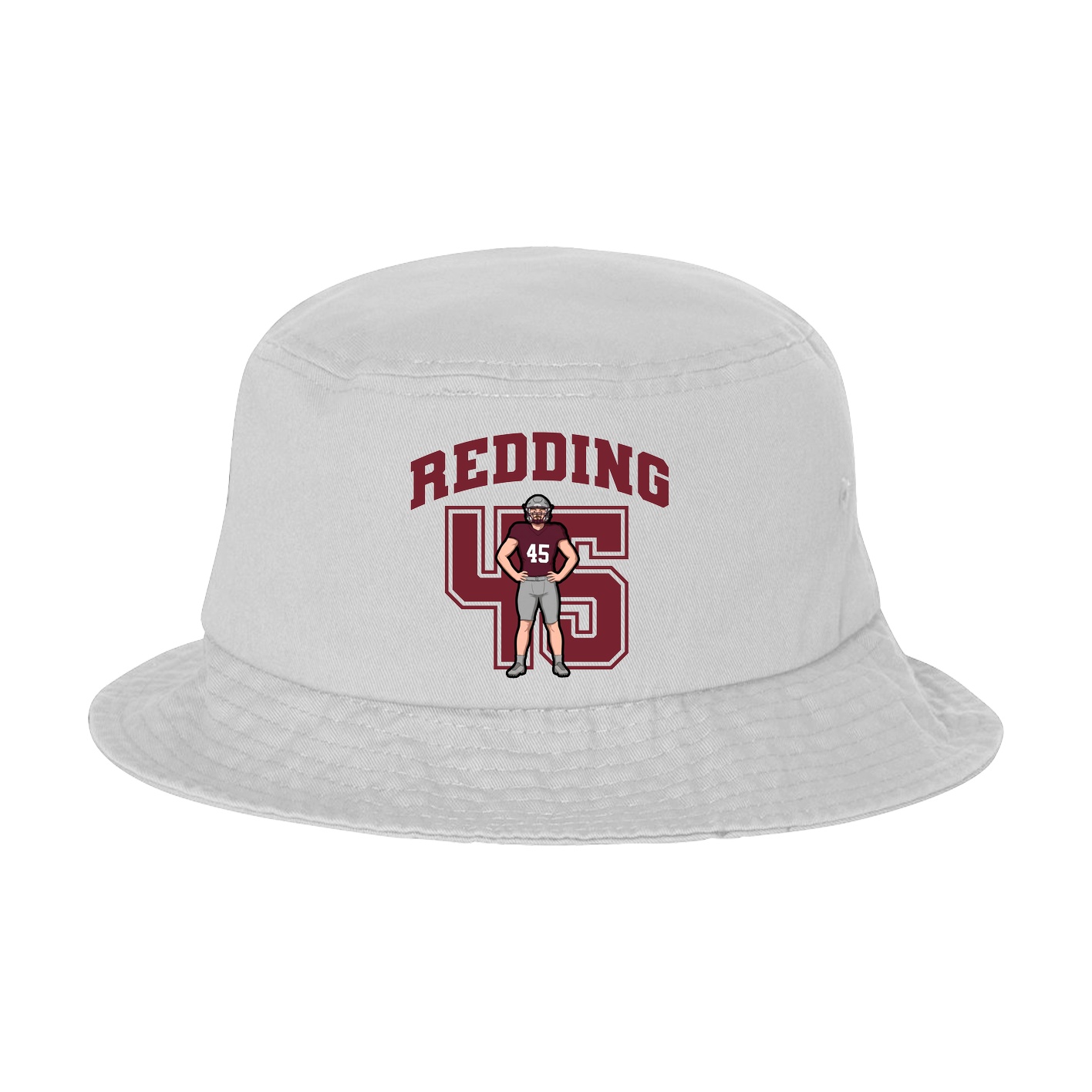 Bucket Cap — Number in White