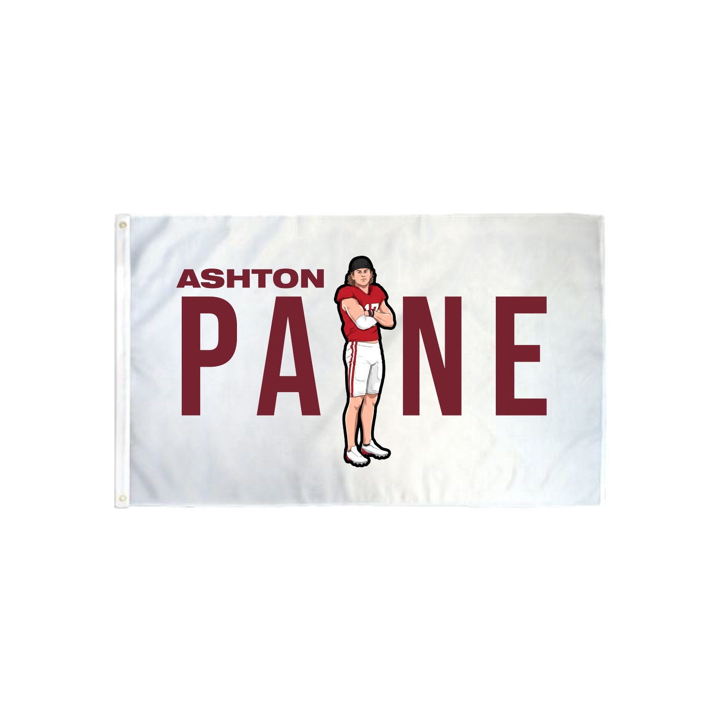 3x5 Flag — Player Name in Classic