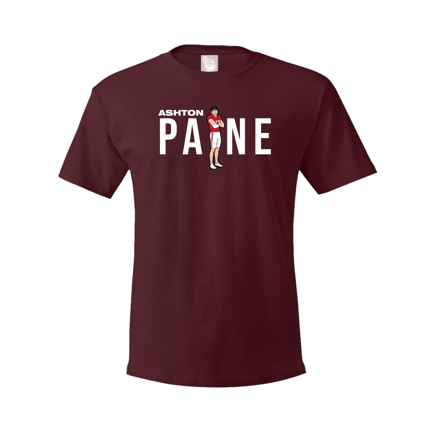 Tee — Player Name in Maroon