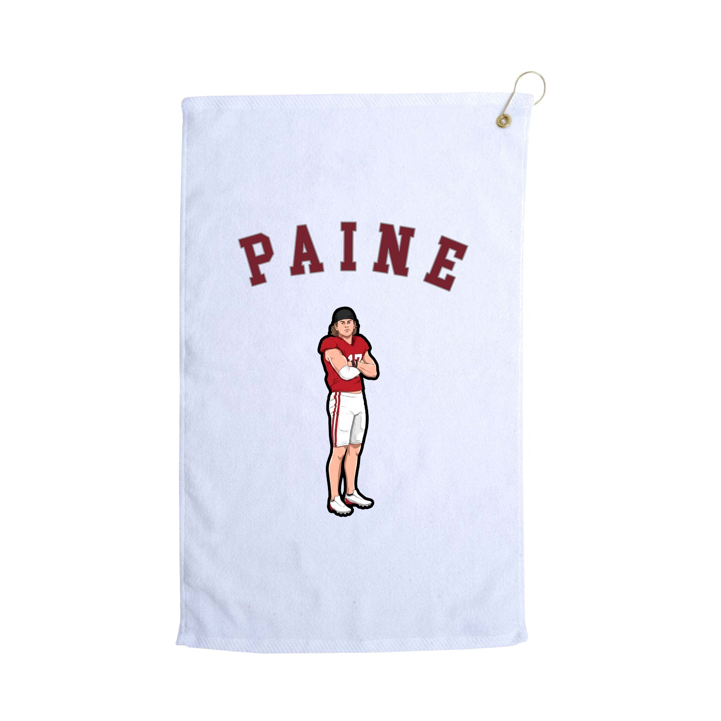 Golf Towel — Shirsey Arch in White