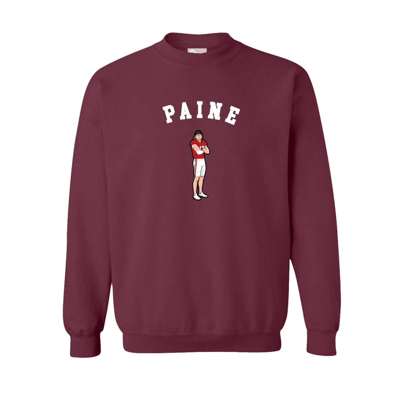Fleece Crew — Shirsey Arch in Maroon