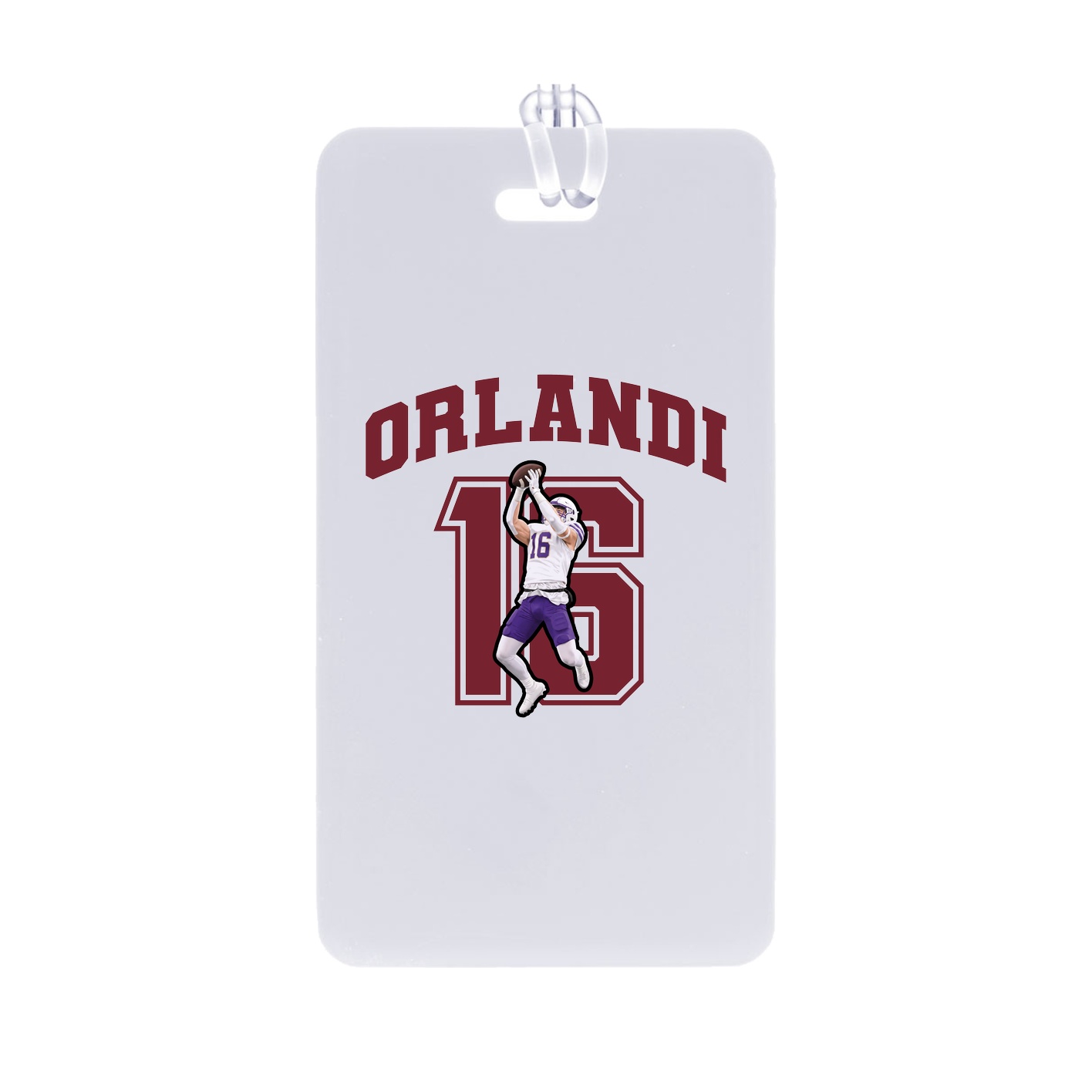 Bag Tag — Number in Classic