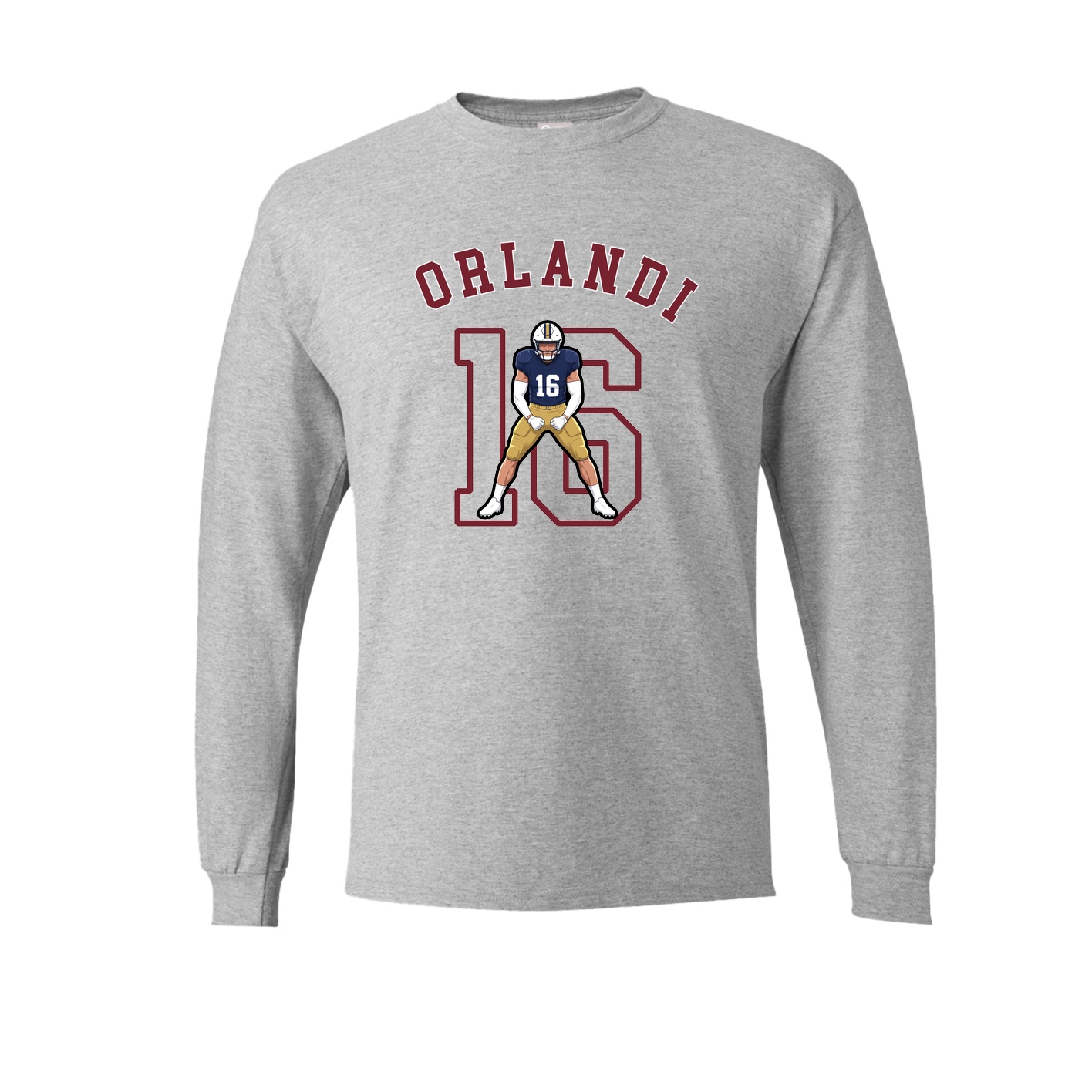 Long Sleeve Tee — Shirsey Arch in Grey