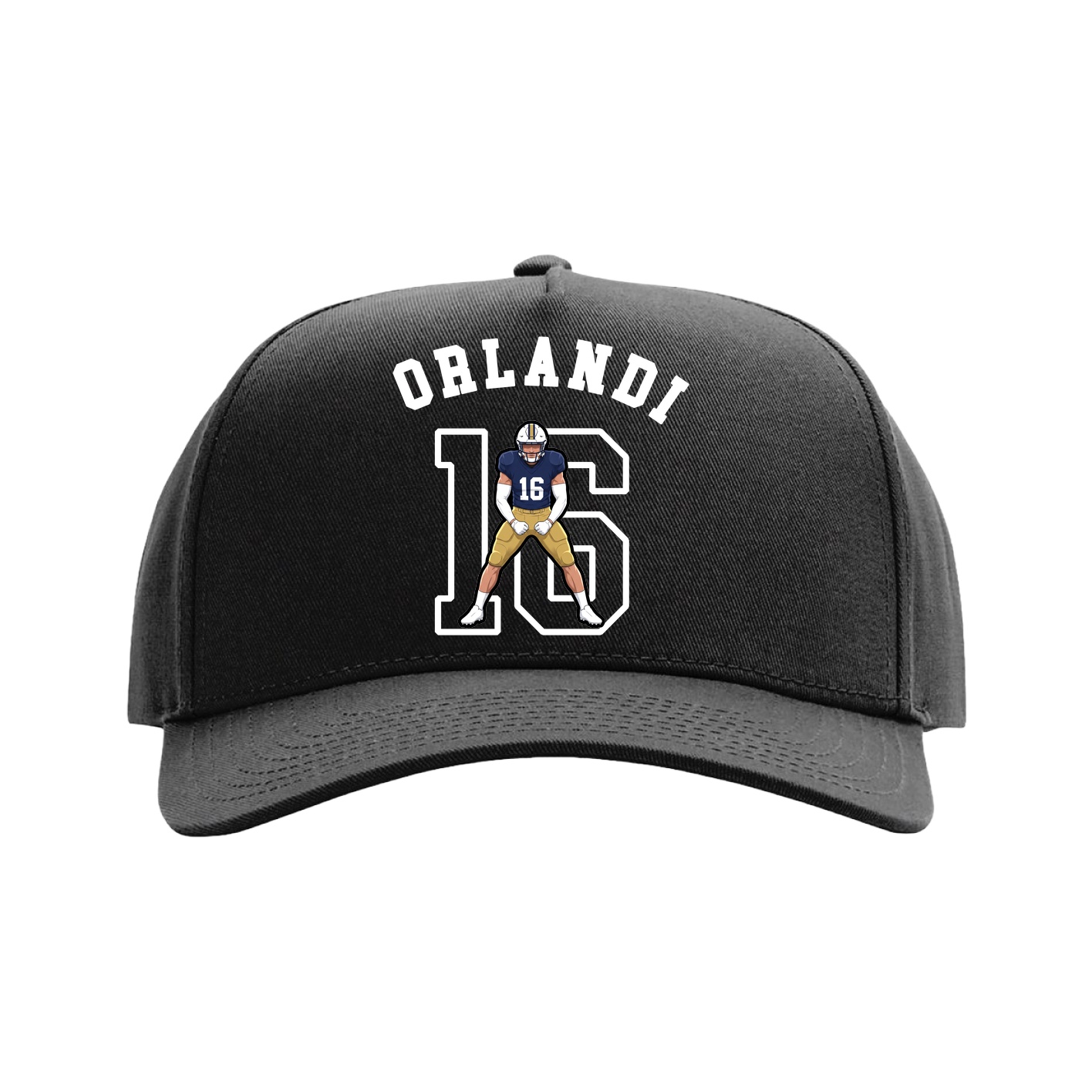 Full Fabric Five-Panel Champ Cap
