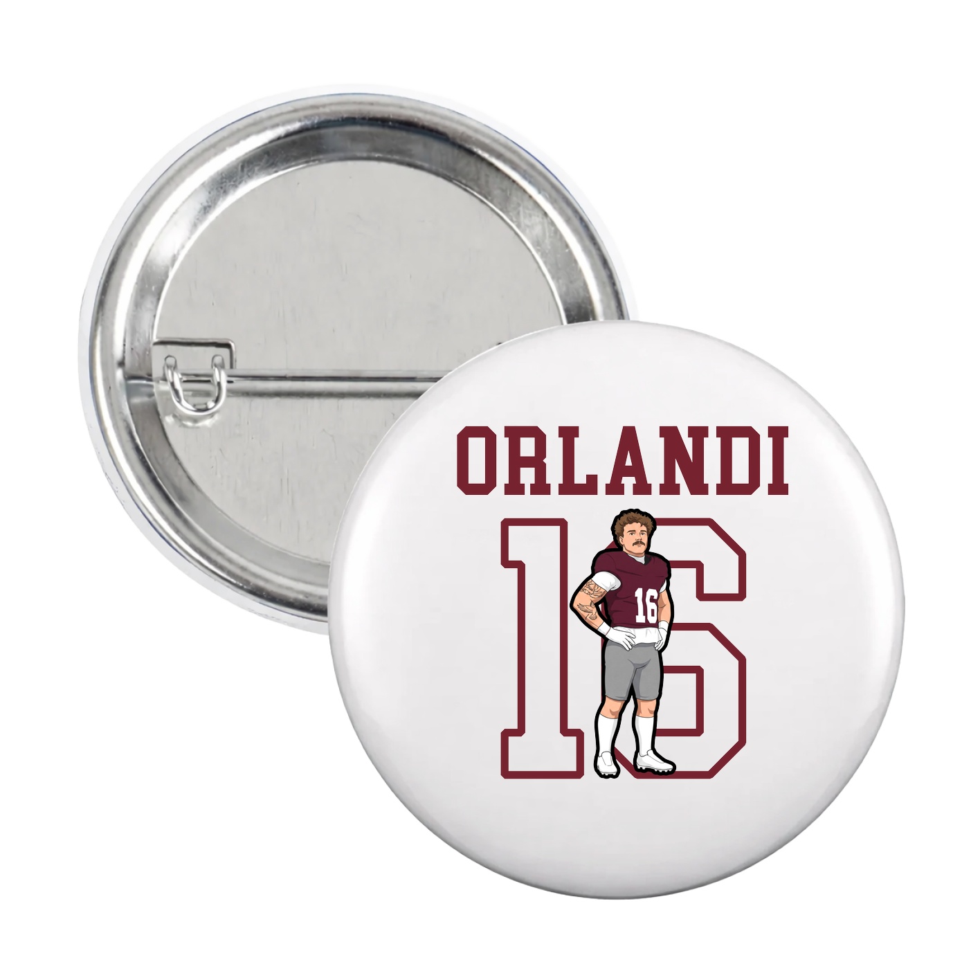Game Day Button — Shirsey in White