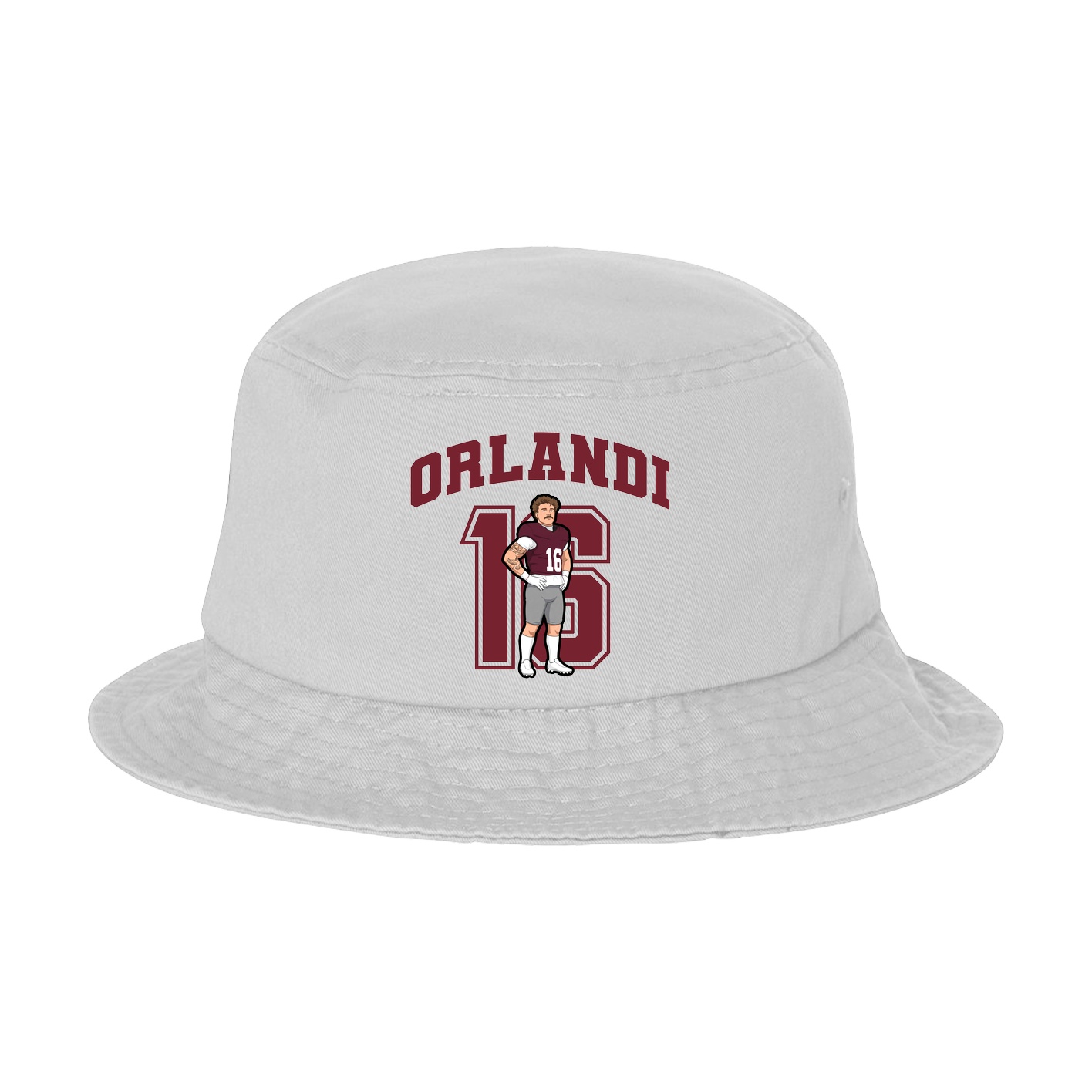 Bucket Cap — Number in White