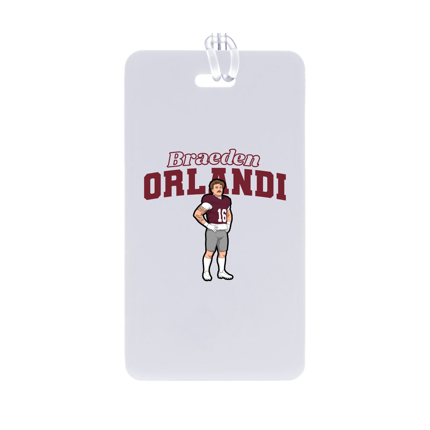 Bag Tag — Name Arch in Classic