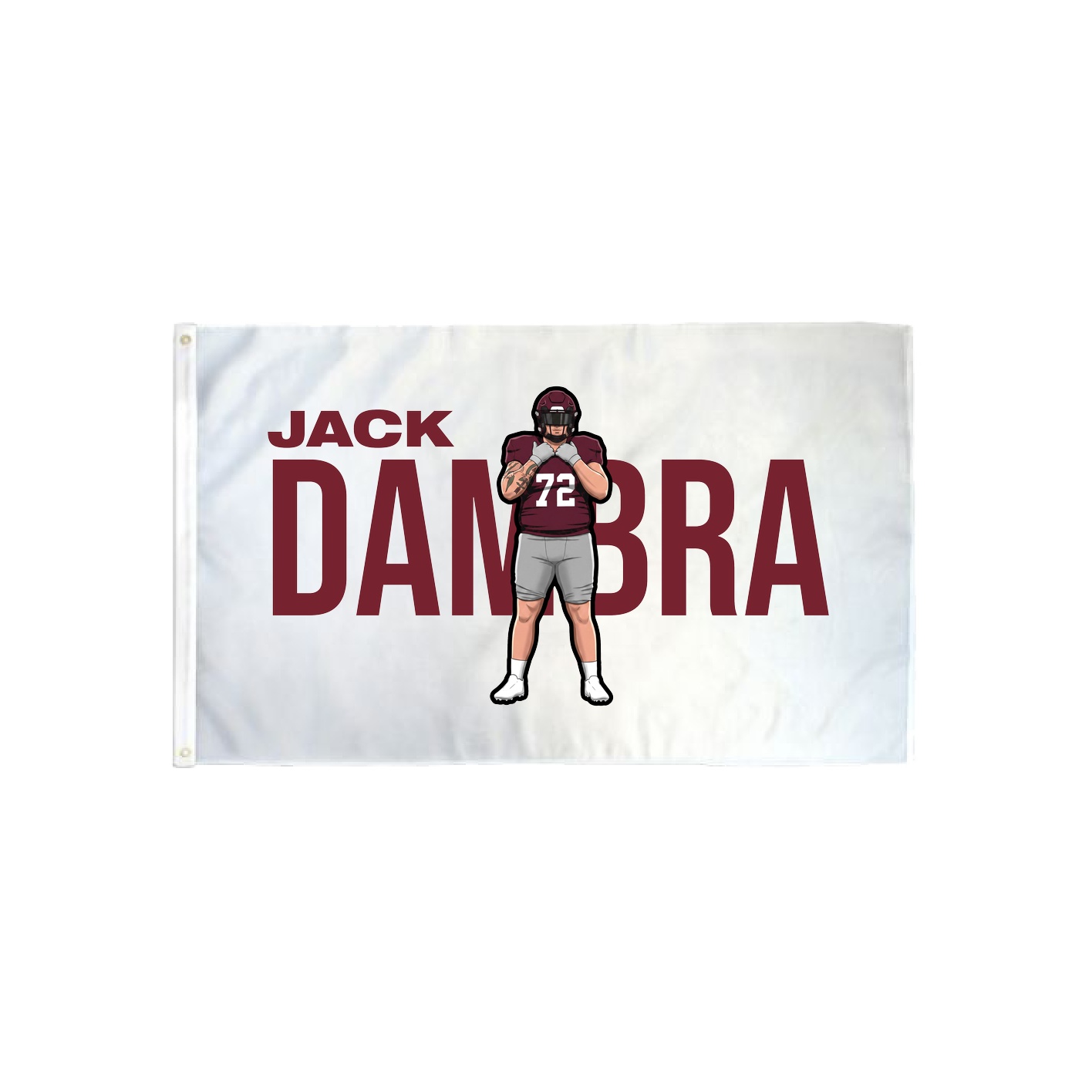 3x5 Flag — Player Name in Classic