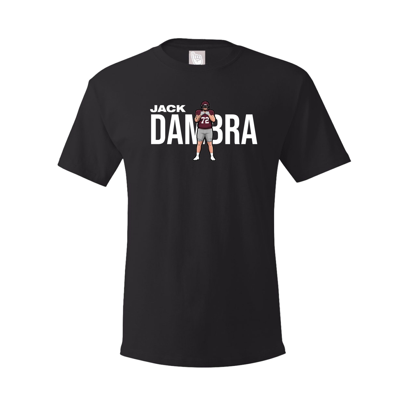 Youth Tee — Player Name in Black