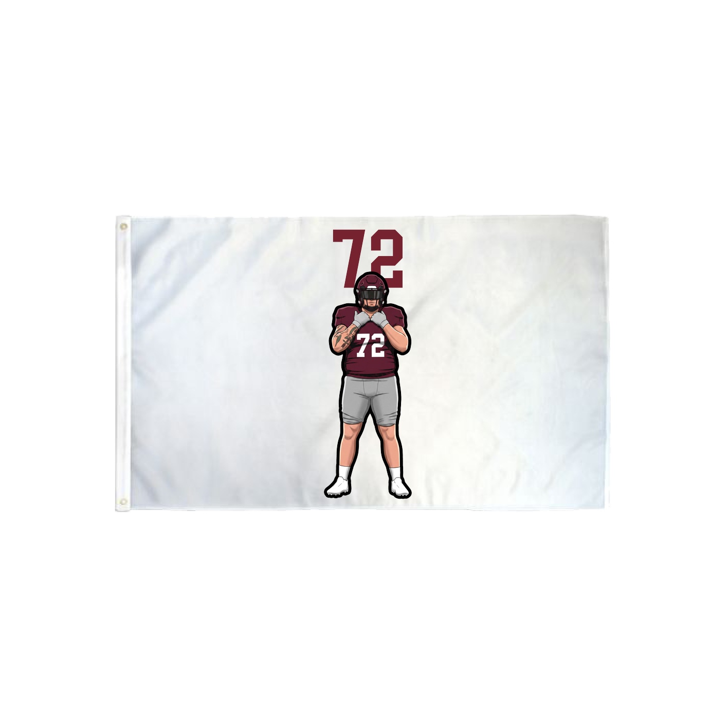 3x5 Flag — Number Top in Classic