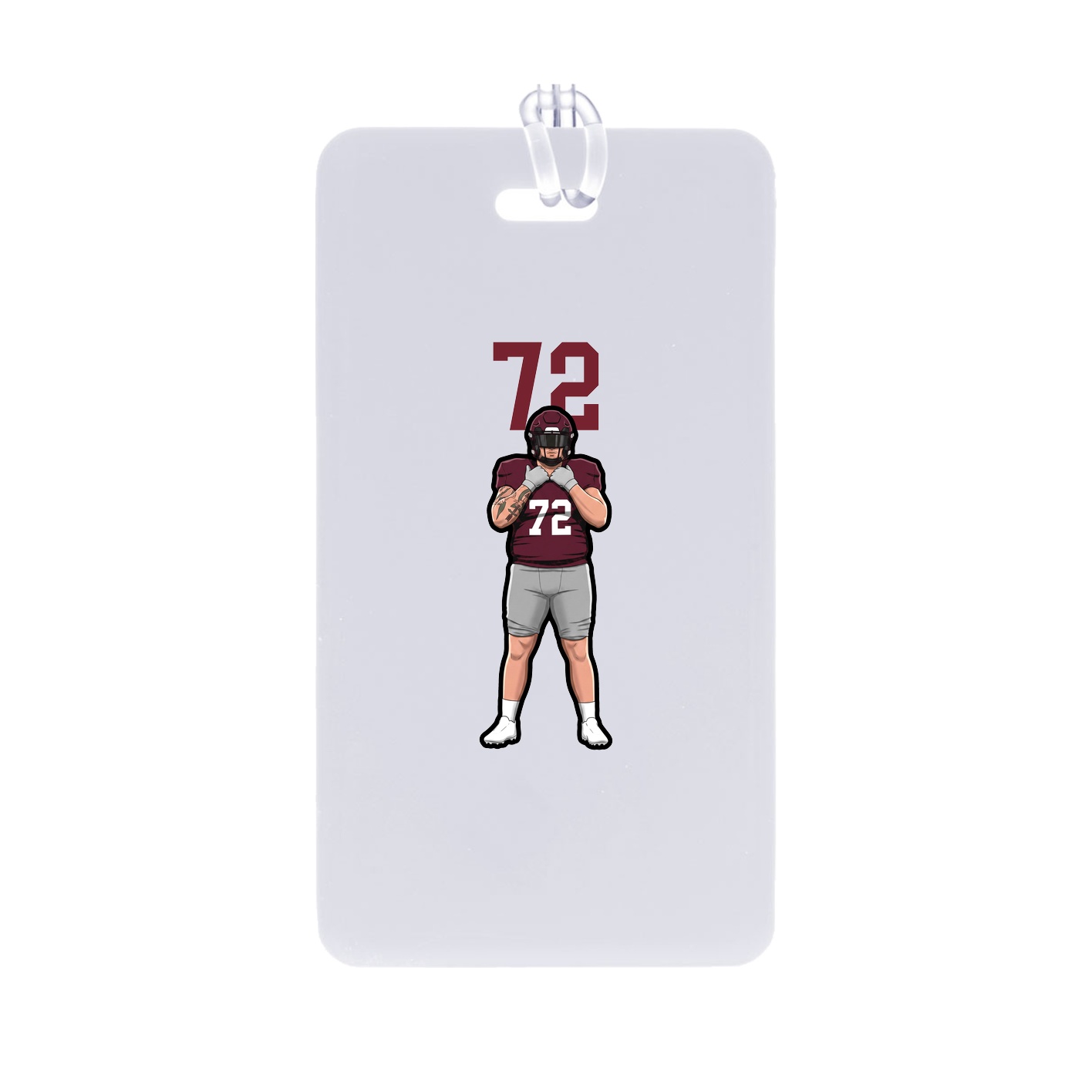 Bag Tag — Number Top in Classic