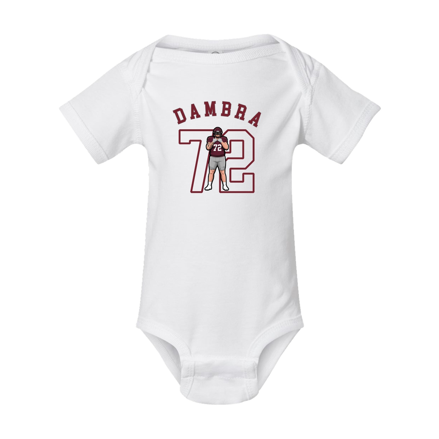 Baby Onesie — Shirsey Arch in White