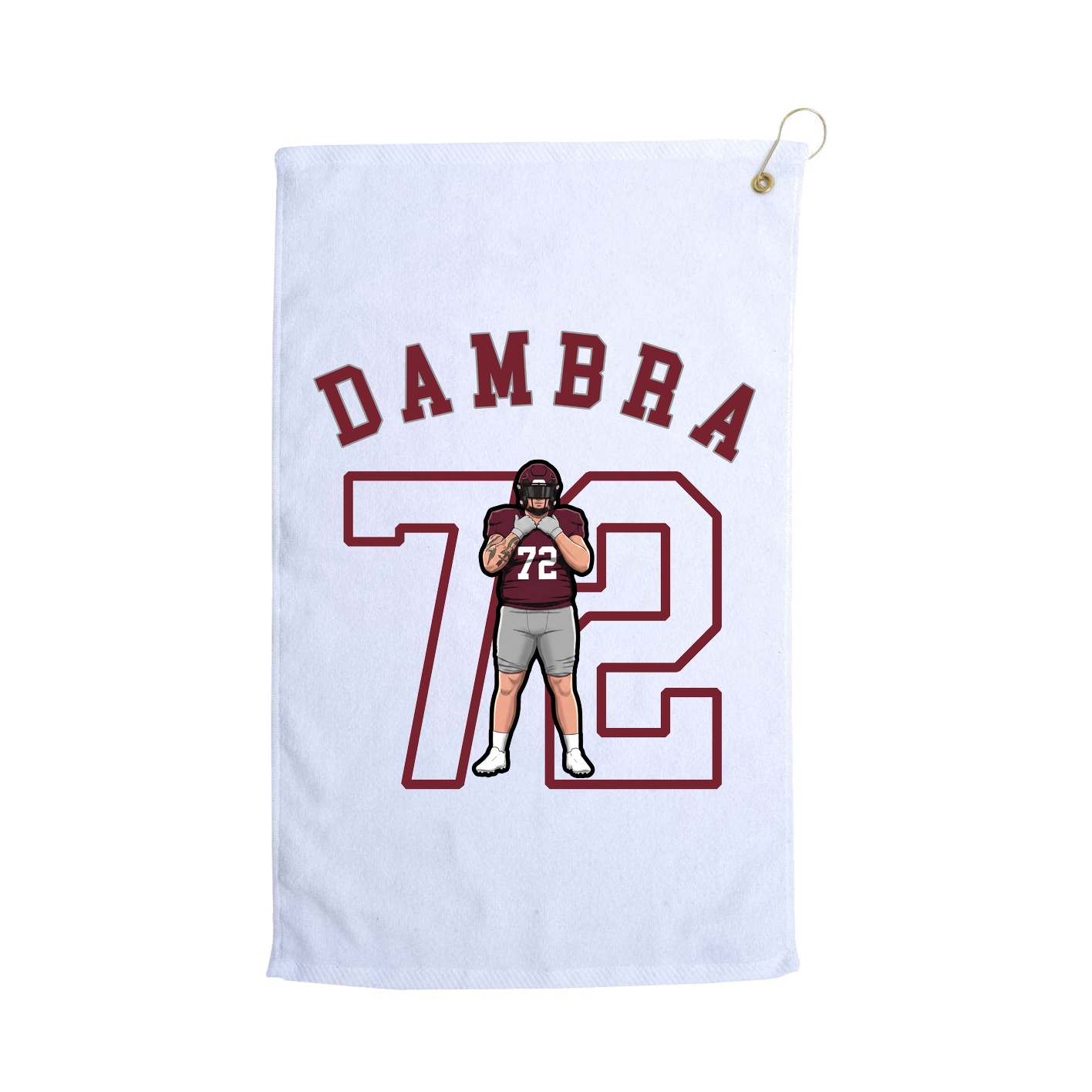 Golf Towel — Shirsey Arch in White