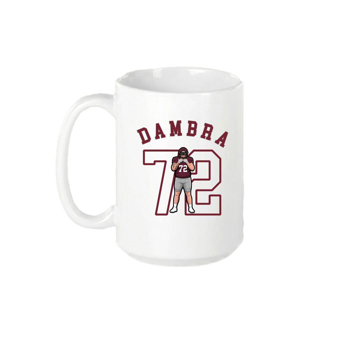 15oz Coffee Mug — Shirsey Arch in White