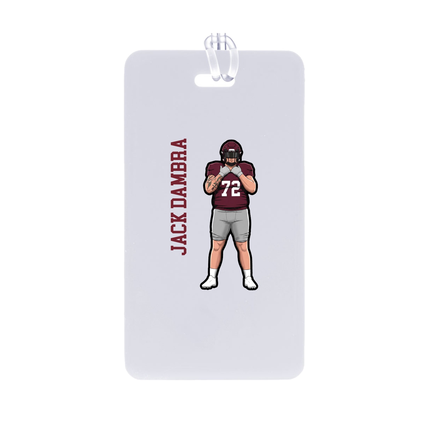 Bag Tag — Name Vertical in Classic