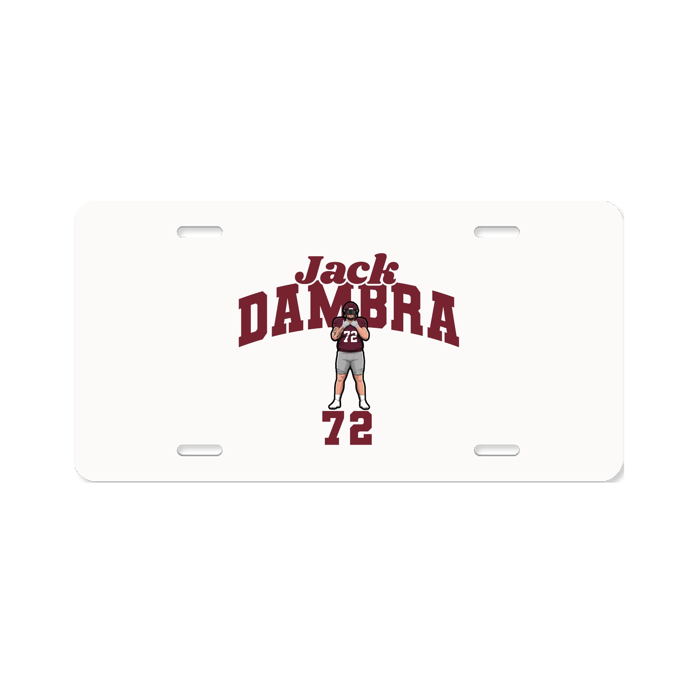 License Plate — Signature Arch in Classic