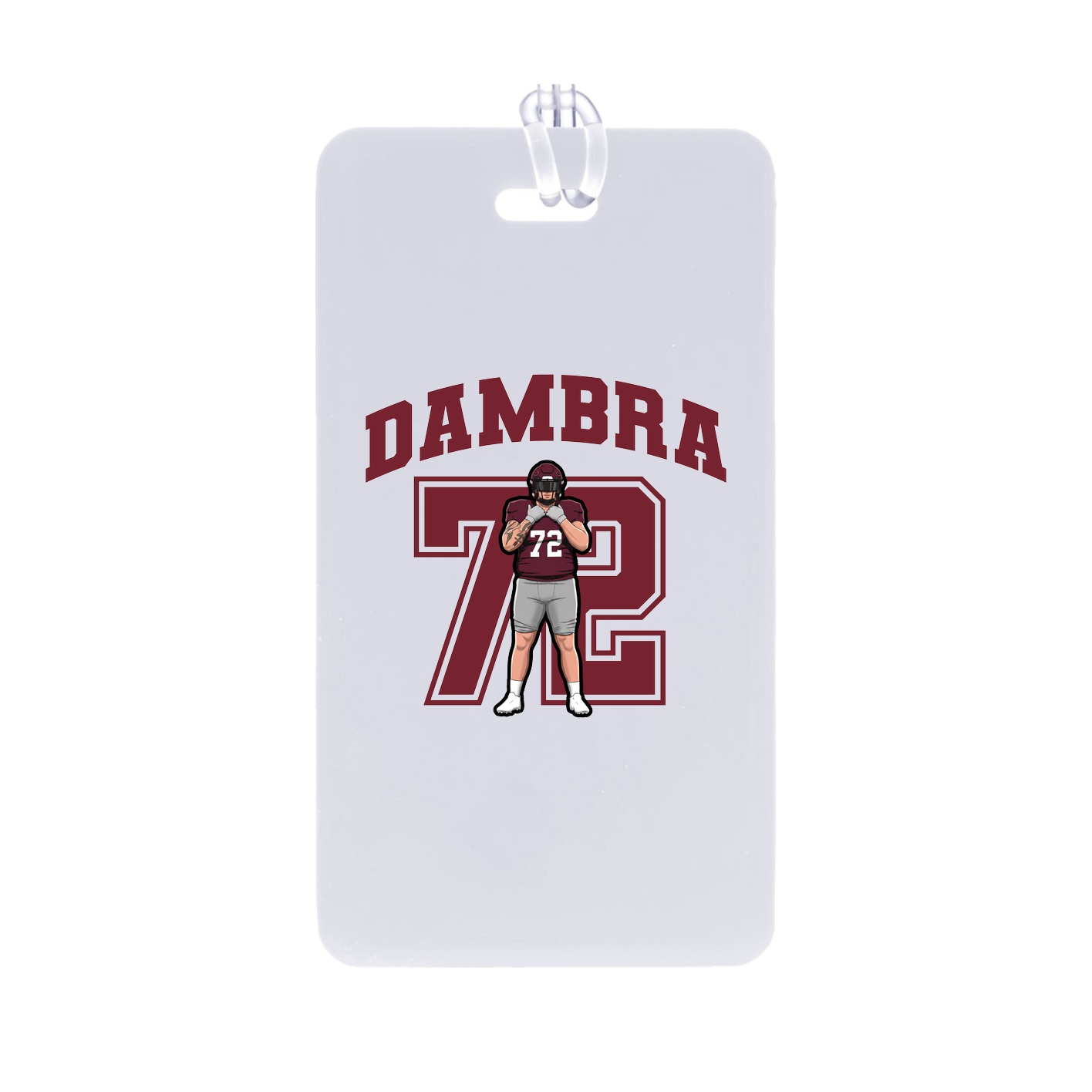 Bag Tag — Number in Classic