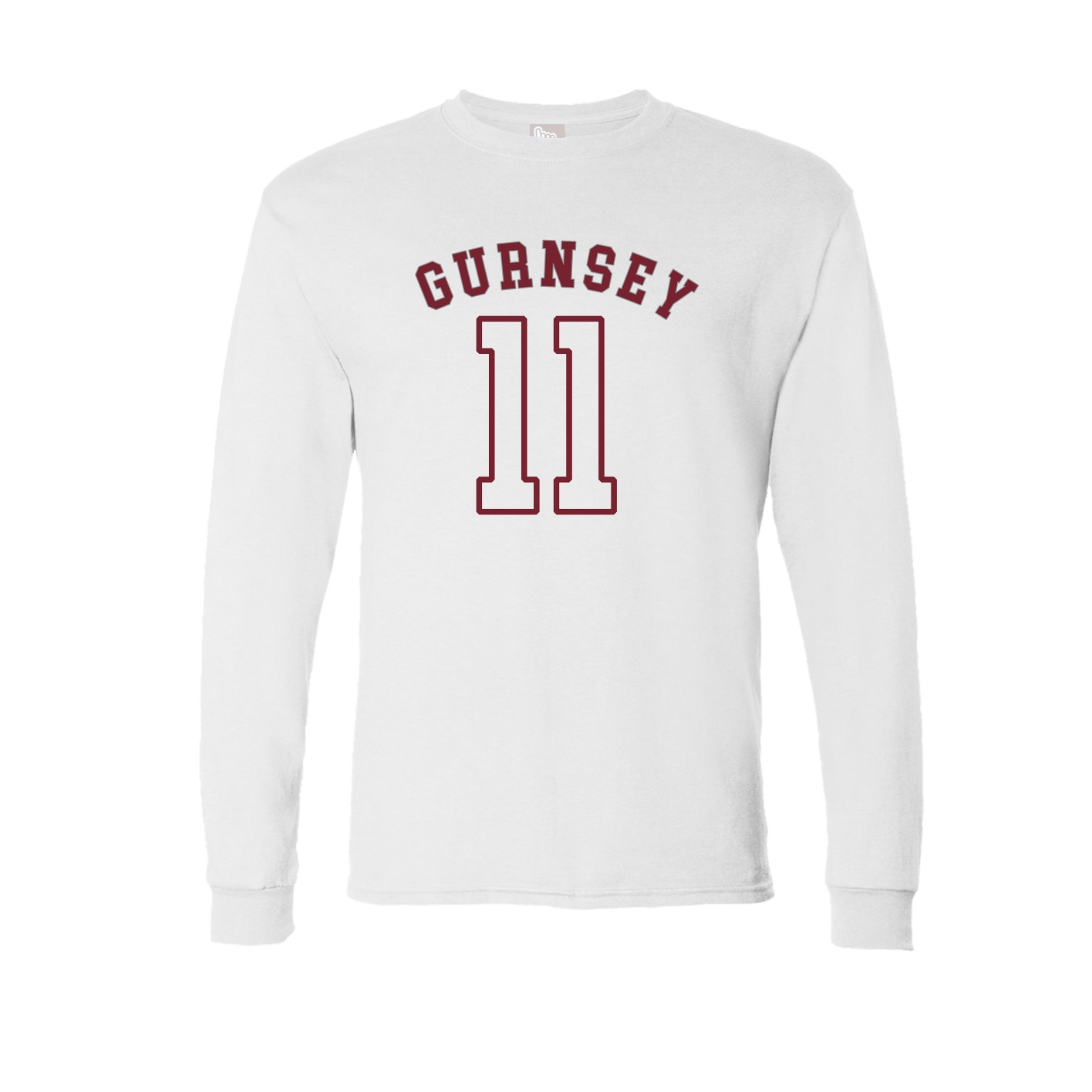 Long Sleeve Tee — Shirsey Arch in White