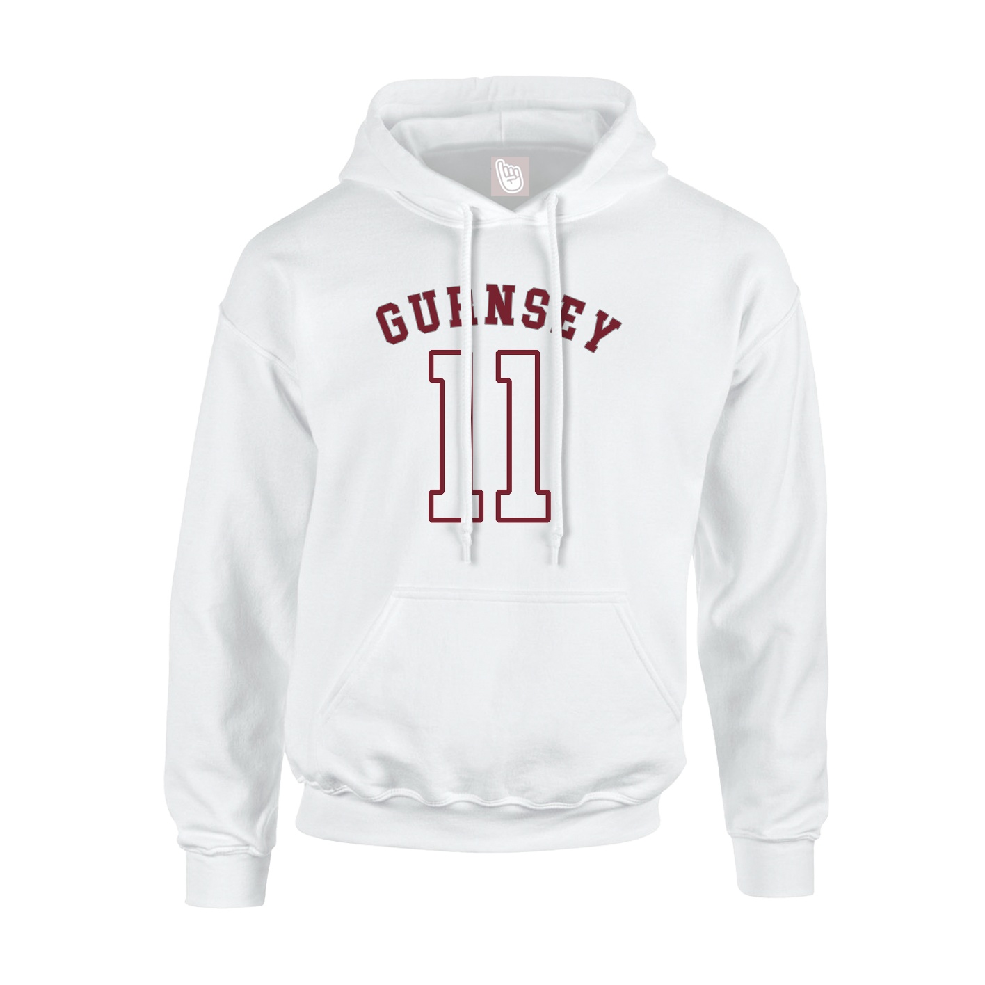 Hoodie — Shirsey Arch in White