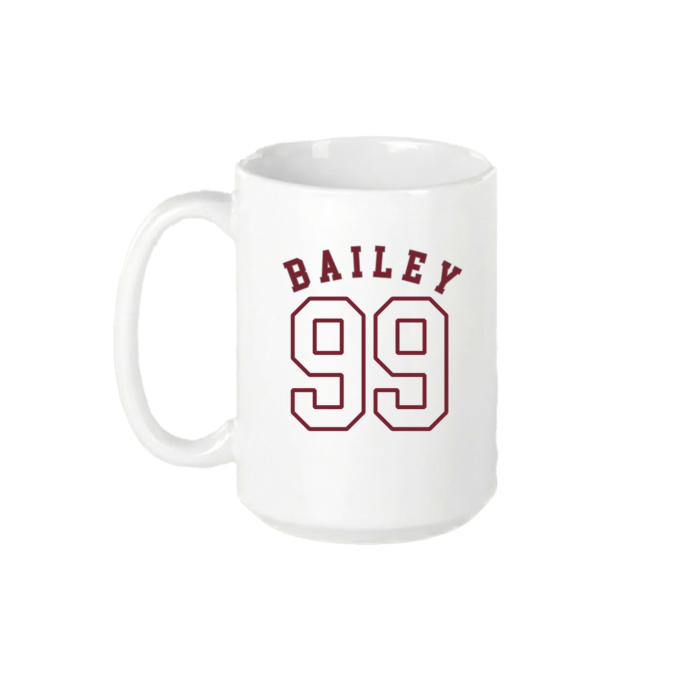 15oz Coffee Mug — Shirsey Arch in White
