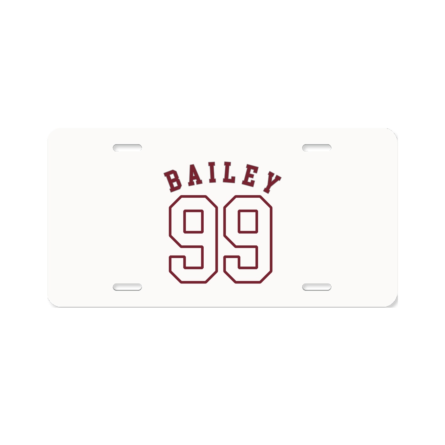 License Plate — Shirsey Arch in Classic