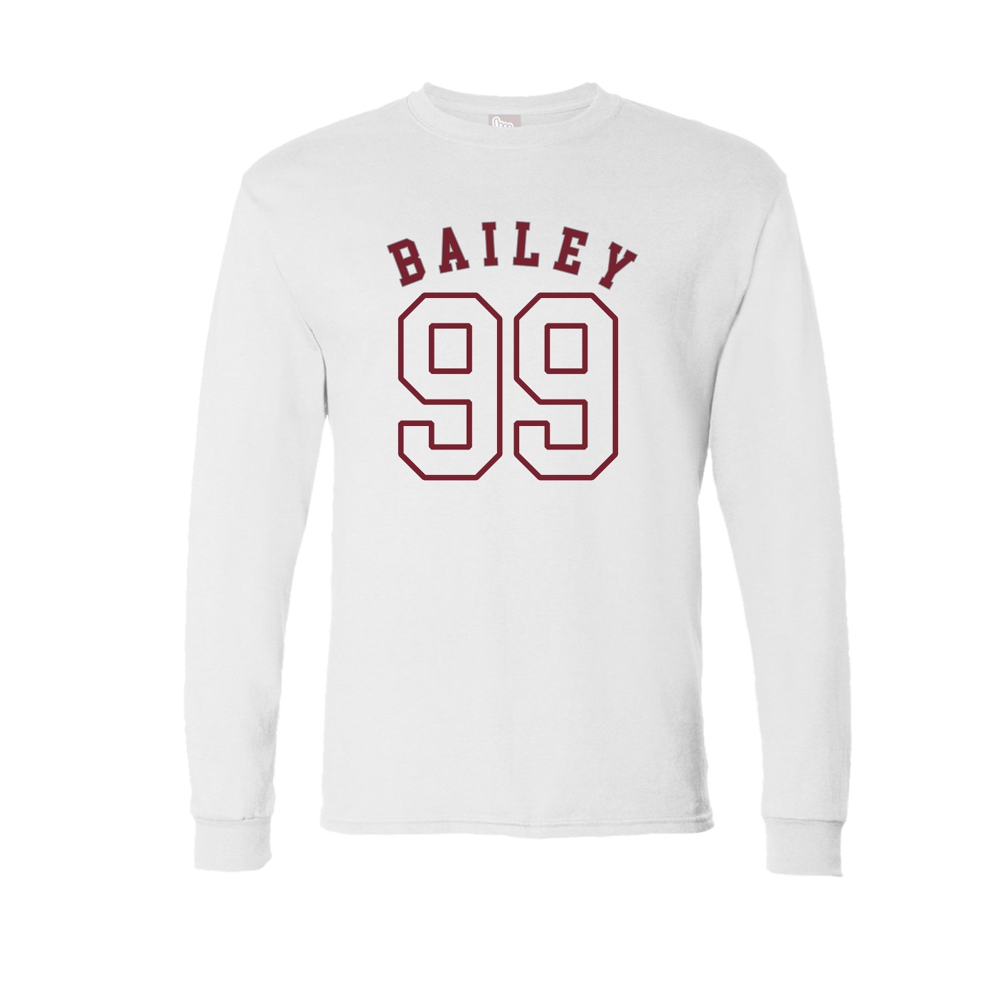 Long Sleeve Tee — Shirsey Arch in White