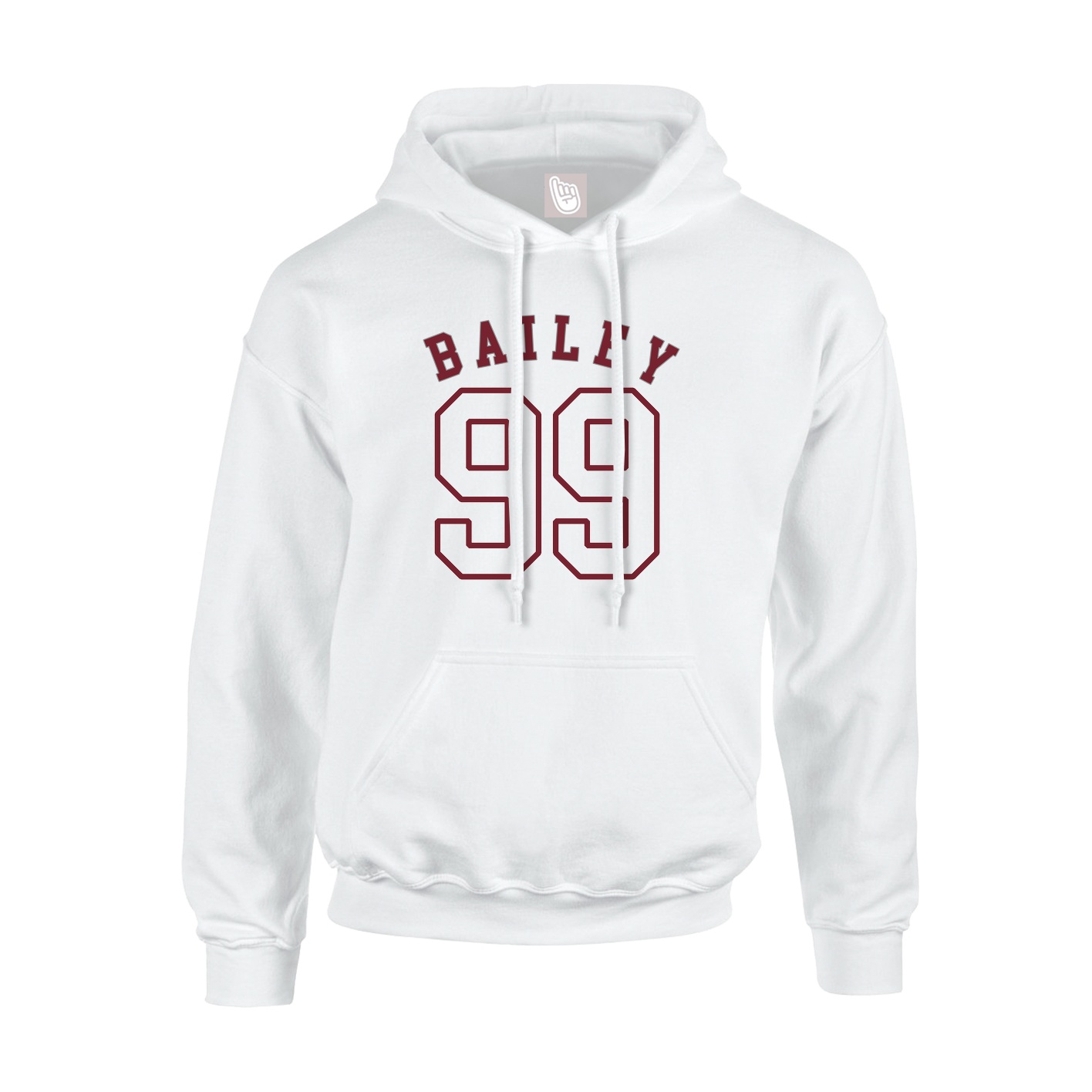 Hoodie — Shirsey Arch in White