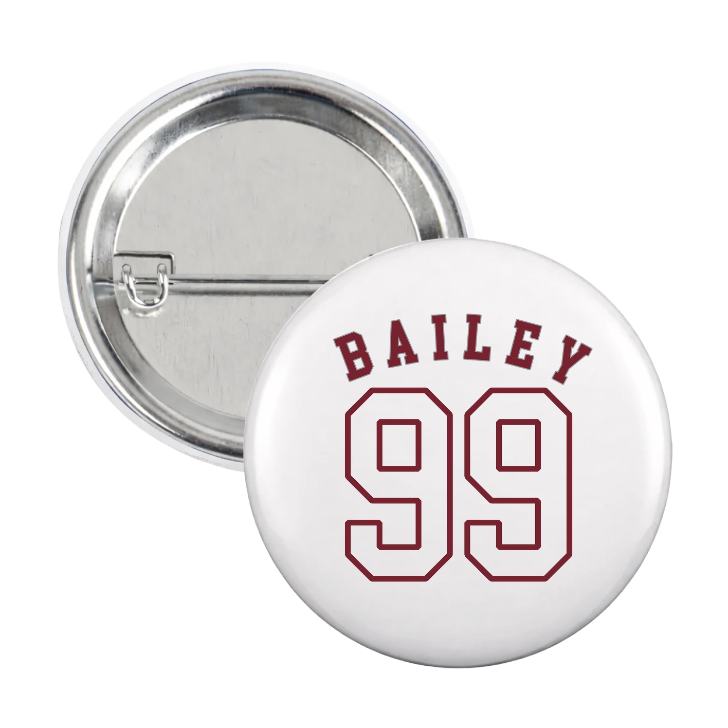 Game Day Button — Shirsey Arch in White