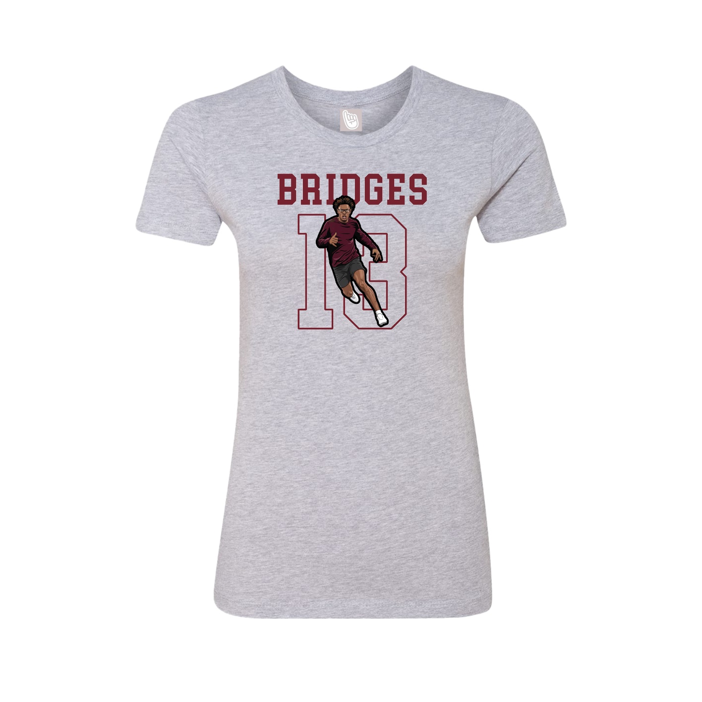 Fitted Women's Tee — Shirsey in Grey