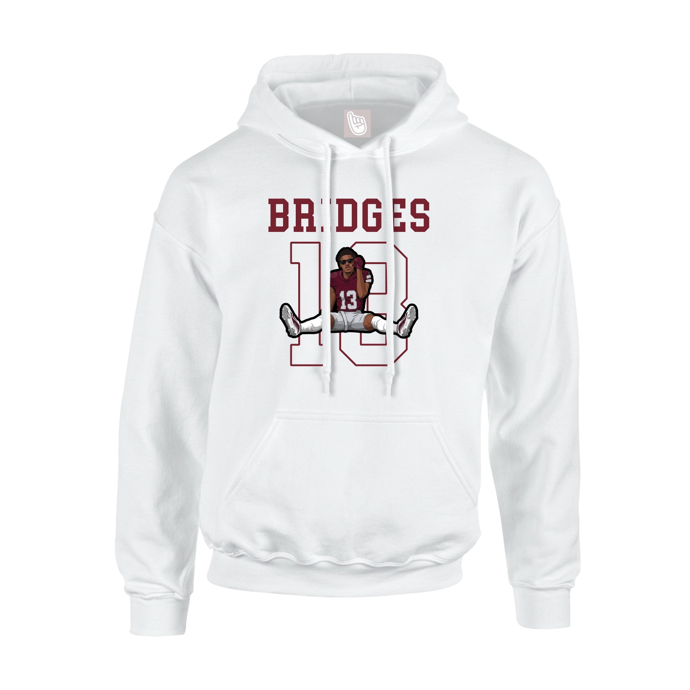 Hoodie — Shirsey in White