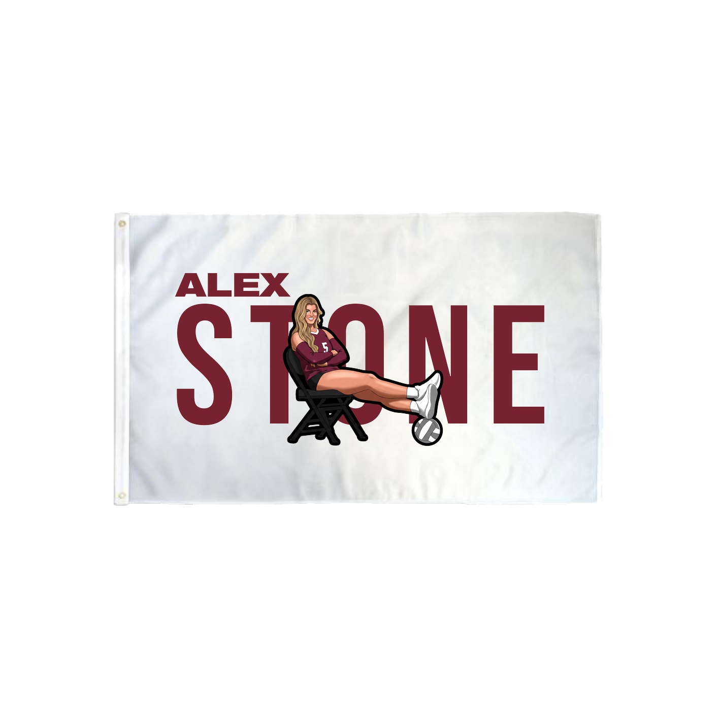 3x5 Flag — Player Name in Classic