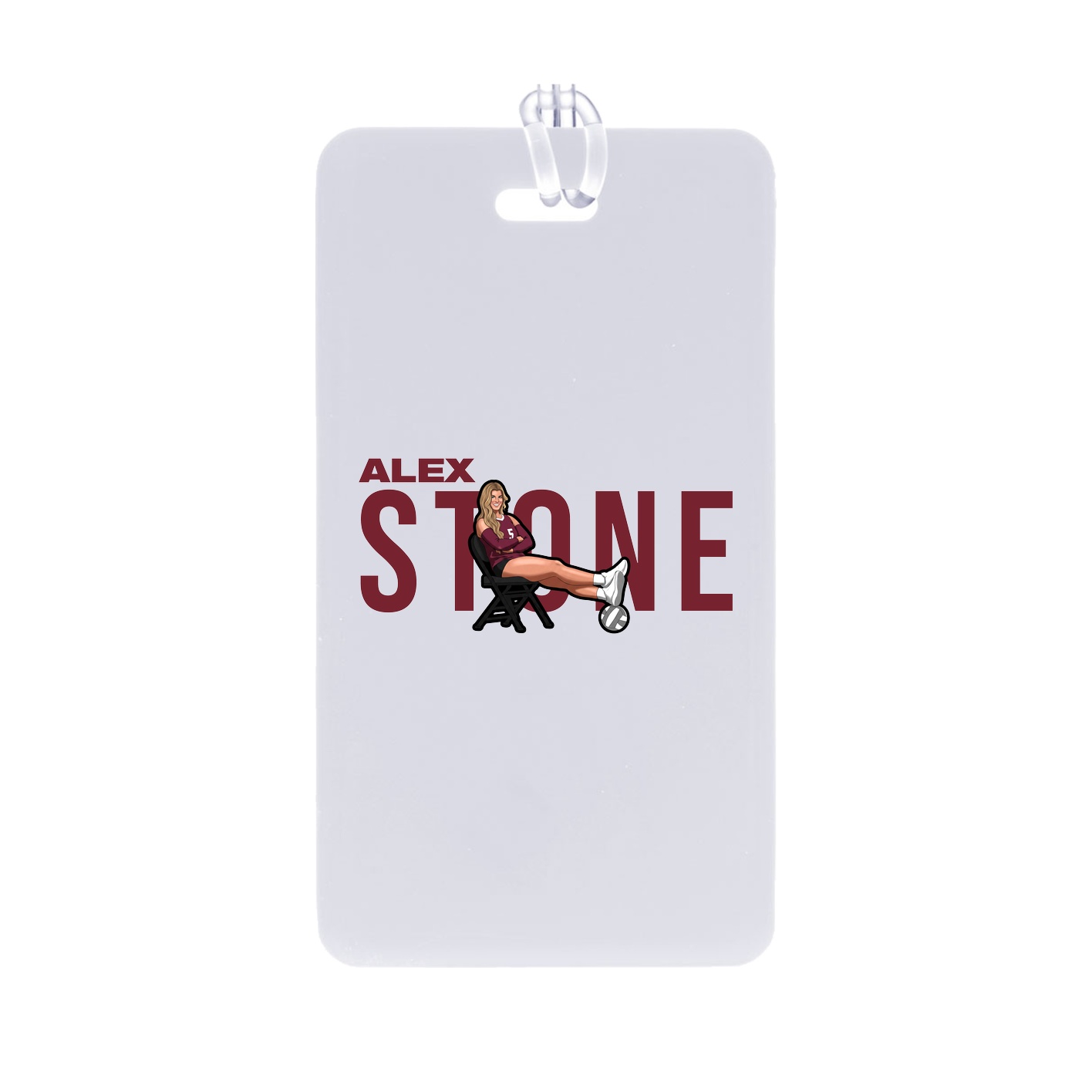 Bag Tag — Player Name in Classic