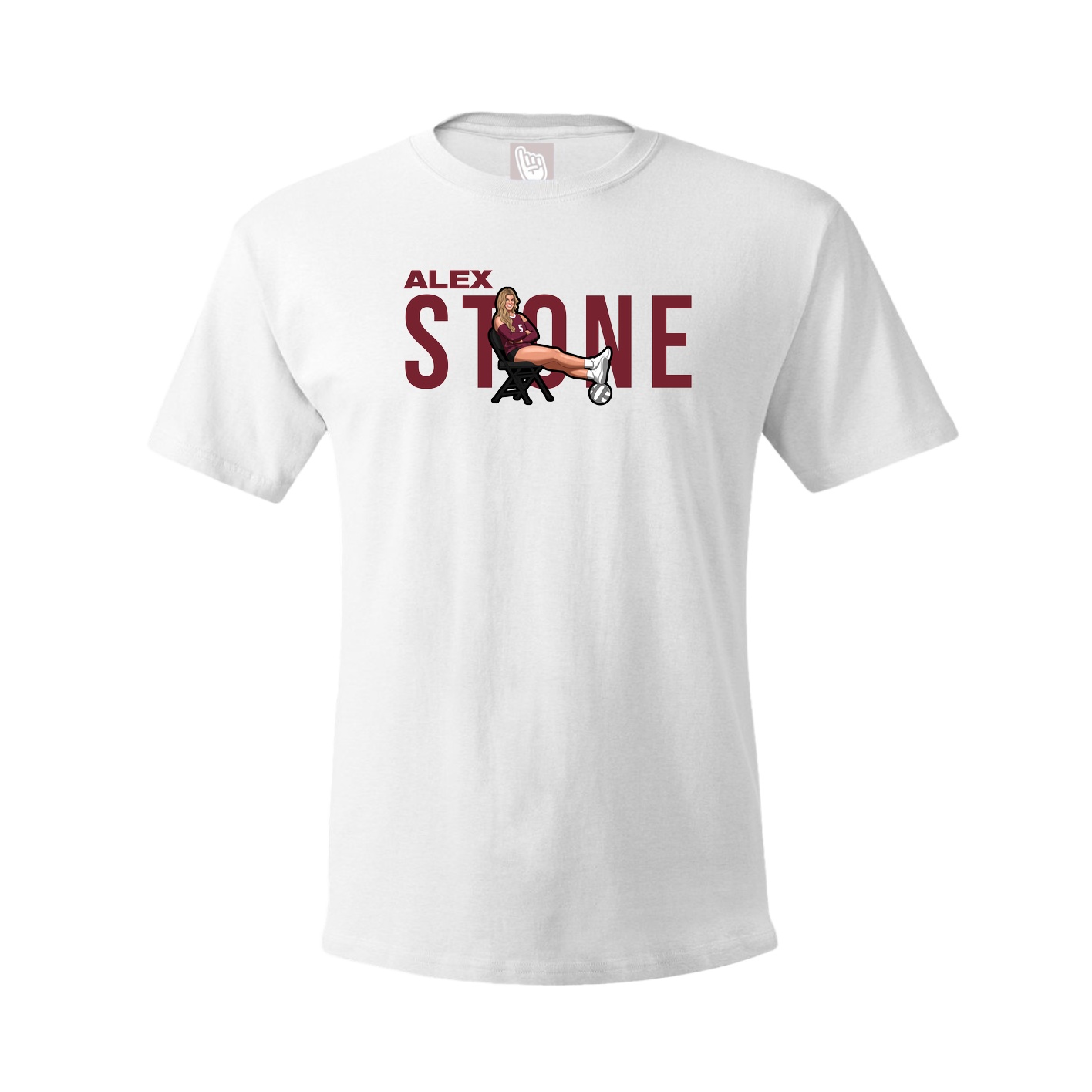 Youth Tee — Player Name in White