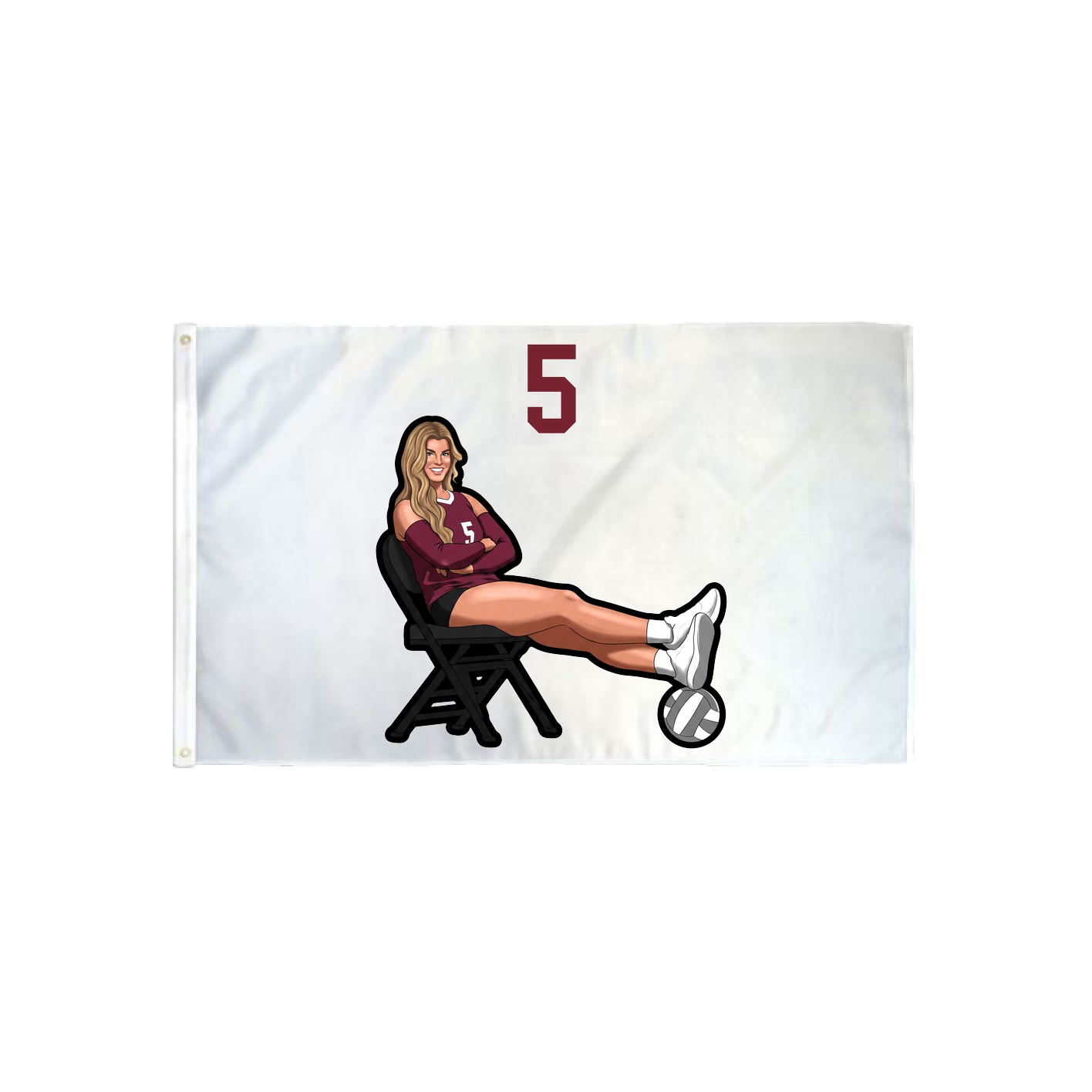 3x5 Flag — Number Top in Classic