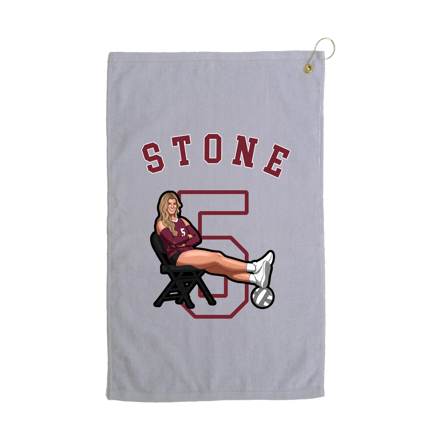 Golf Towel — Shirsey Arch in Grey