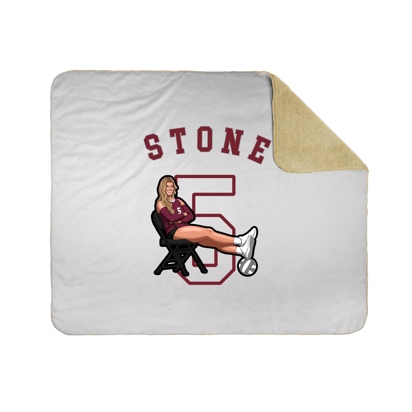 Throw Blanket — Shirsey Arch in White