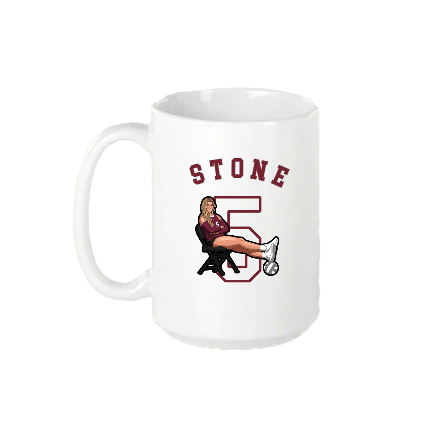 15oz Coffee Mug — Shirsey Arch in White